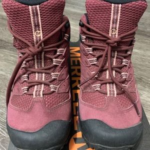 Merrell mid top hiking shoes